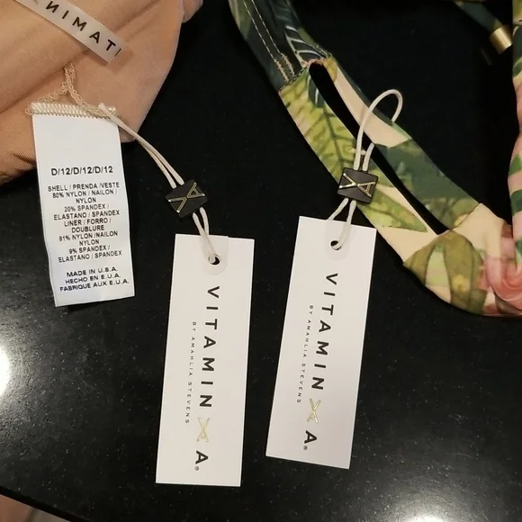 ๐VITAMIN A๐ Bikini Zuma Bralette (12 XL) & Hipster Bottom (10 Large) NWT - Picture 15 of 16